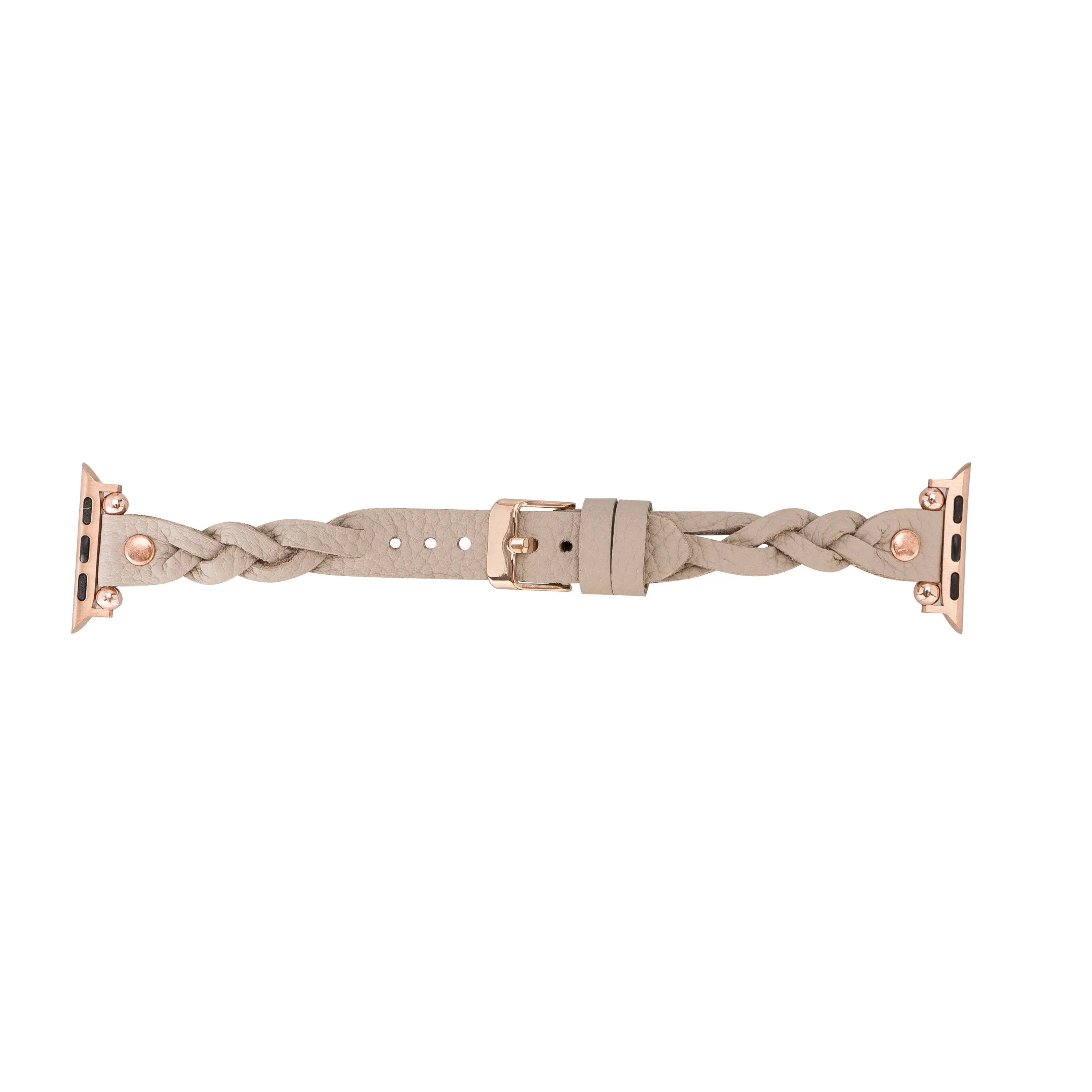 DelfiCase Sheffield Collection Leather Watch Band for Apple Watch & Fitbit / Sense