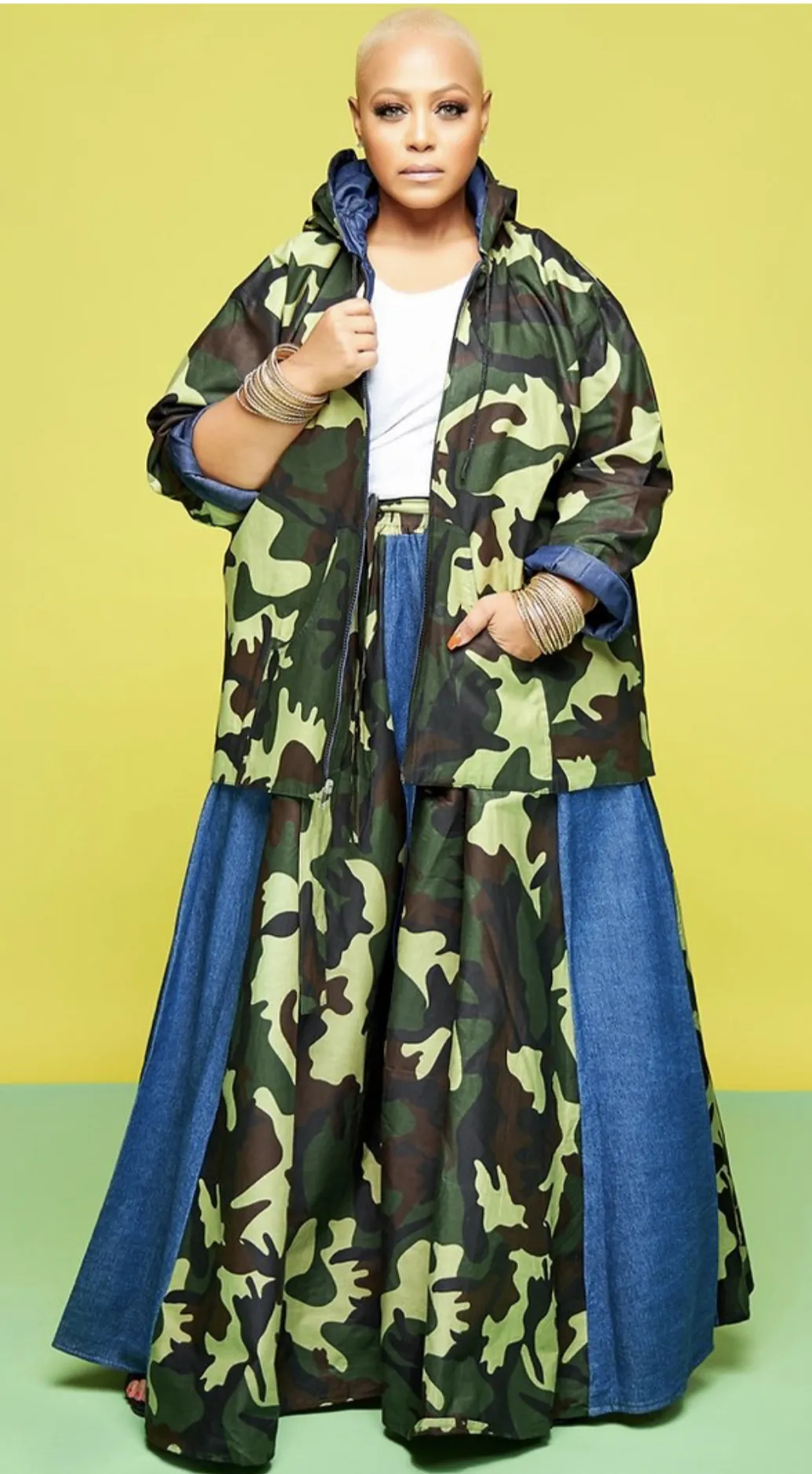 Denim Camo Pant