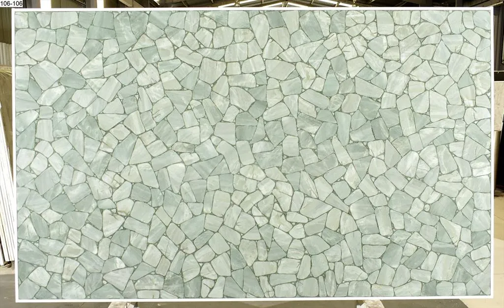 DIAMOND EMERALD GREEN Semi Precious Quartz Polished Slab