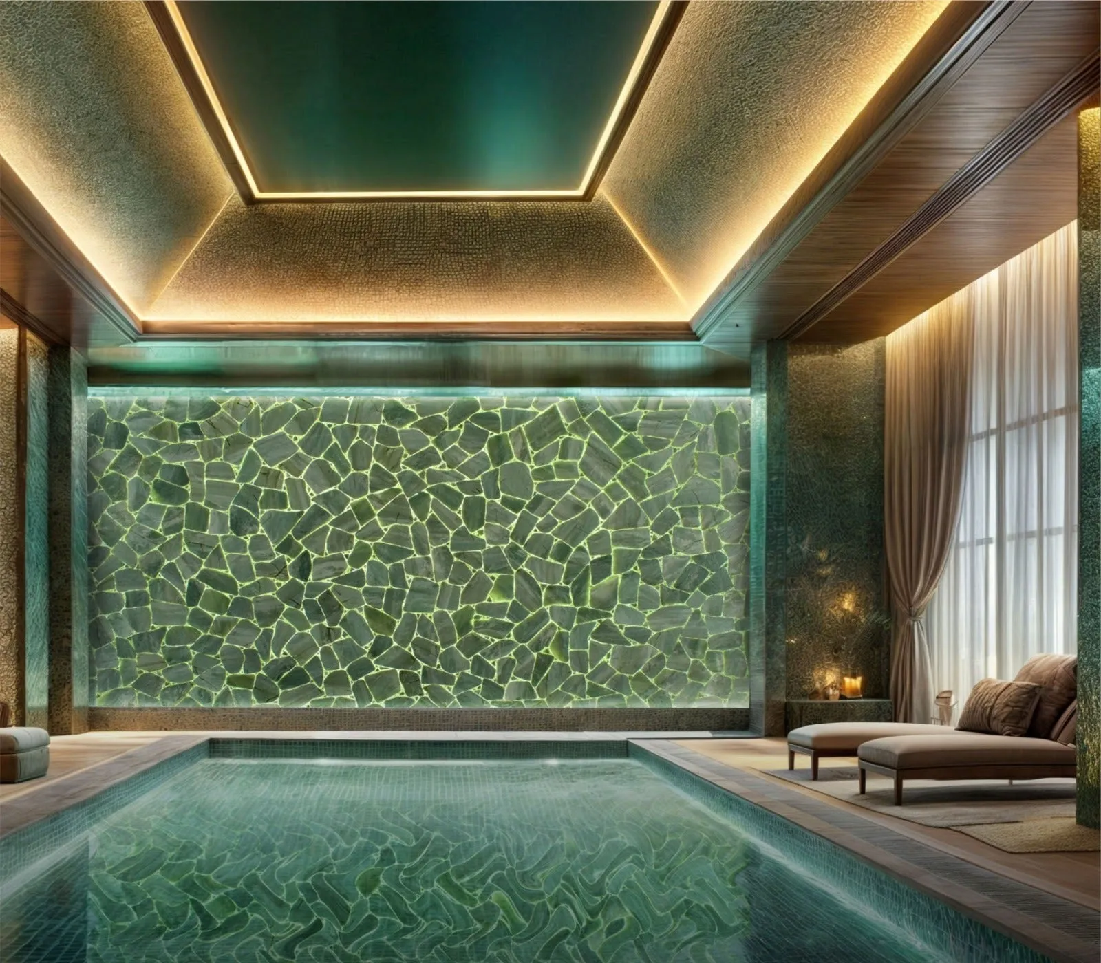 DIAMOND EMERALD GREEN Semi Precious Quartz Polished Slab