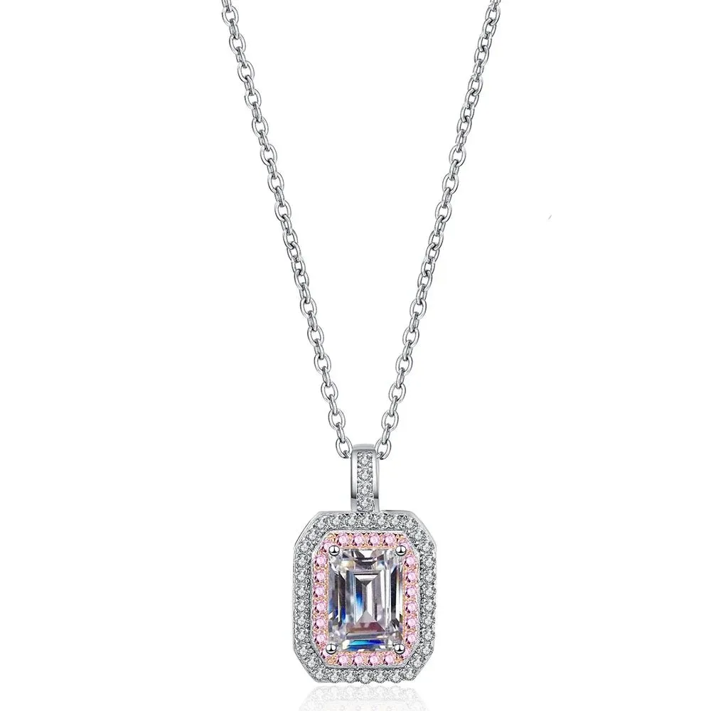 Emerald Cut Diamond Double Halo Jewelry