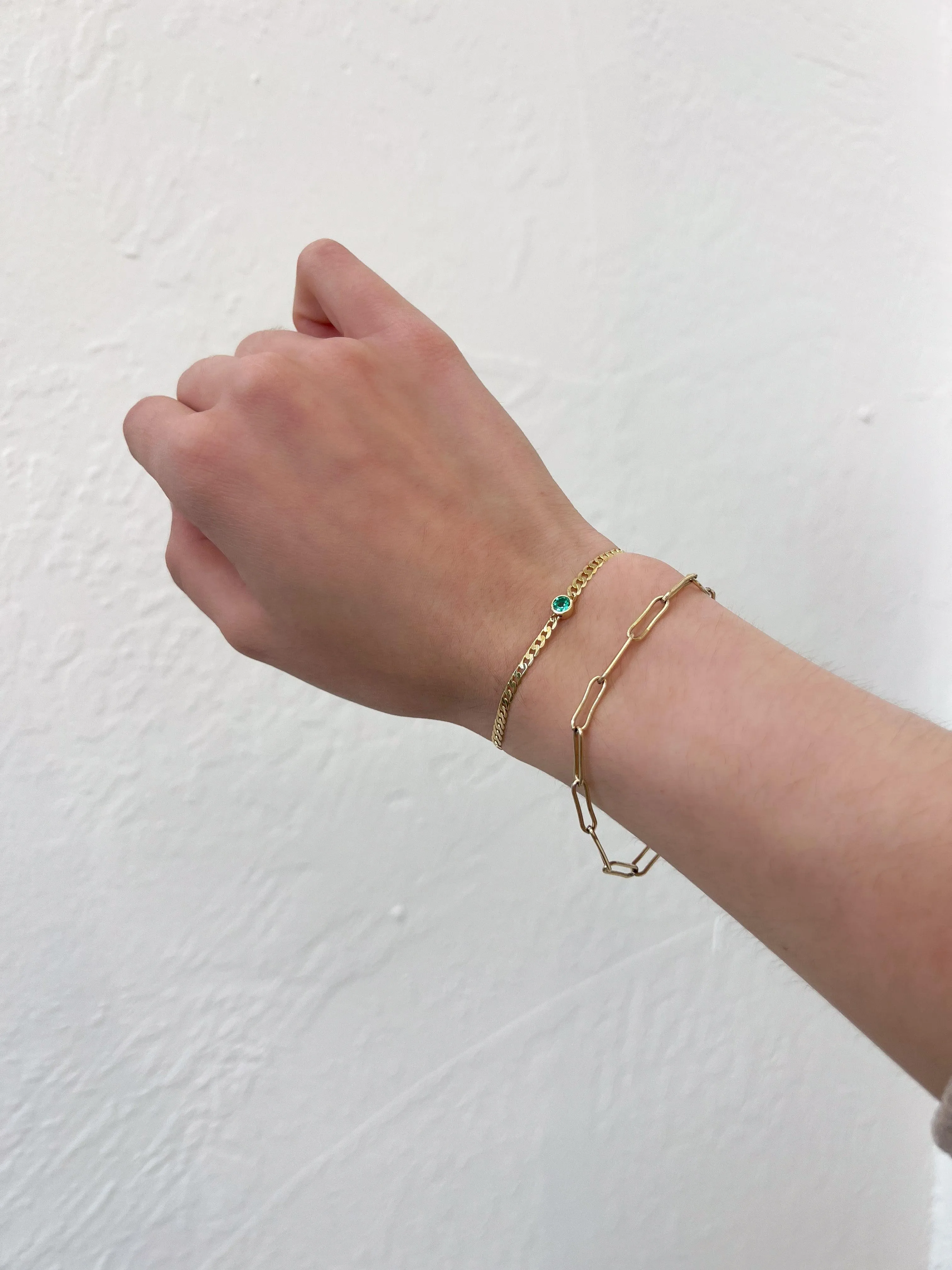 Emerald Link Bracelet