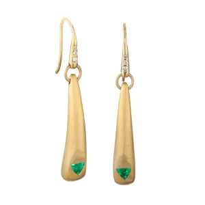 Emerald Teardrop Earring