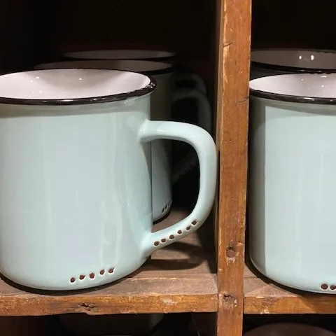 Enamel Look Mug - Mint