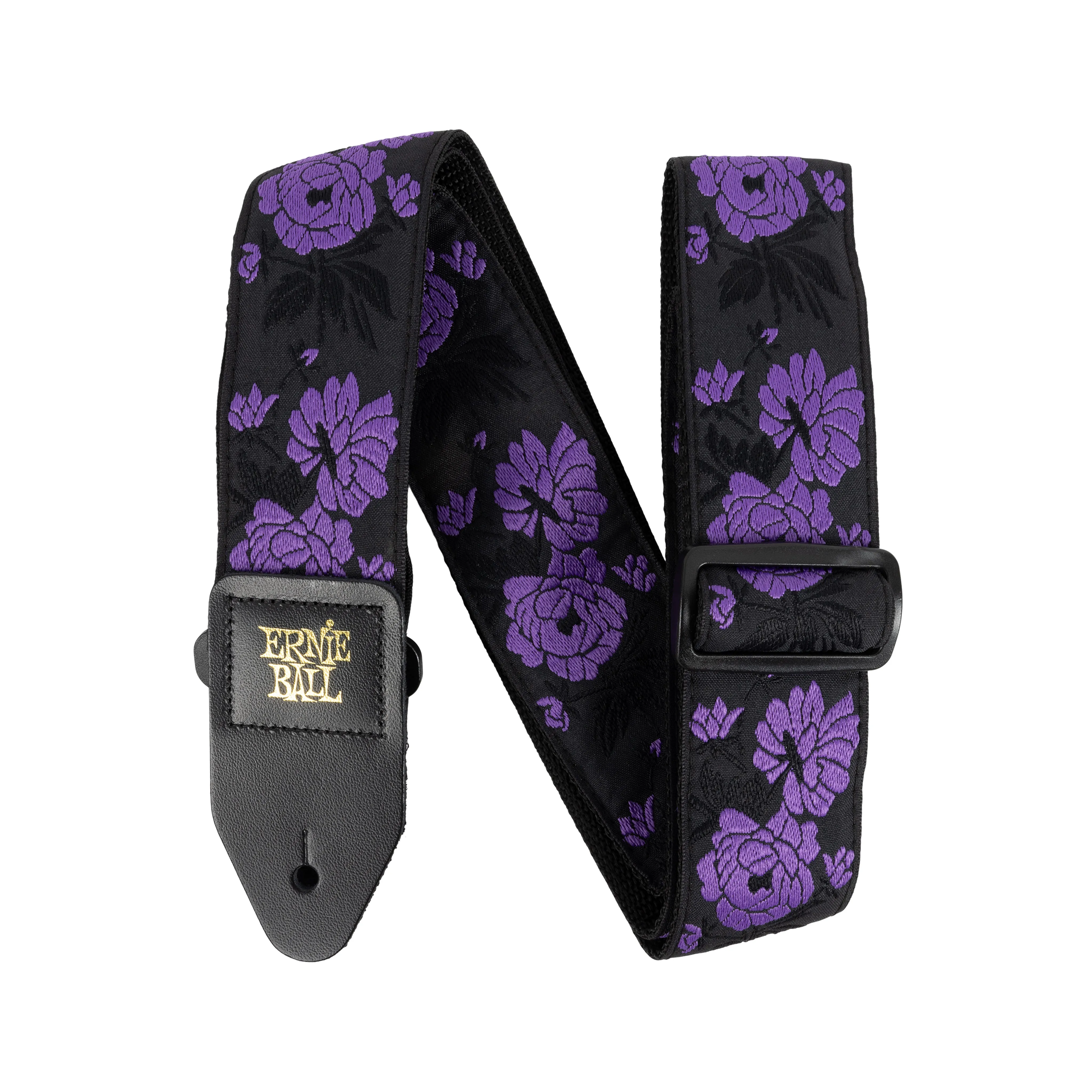 Ernie Ball Classic Jacquard Guitar Strap, Lavender Rose