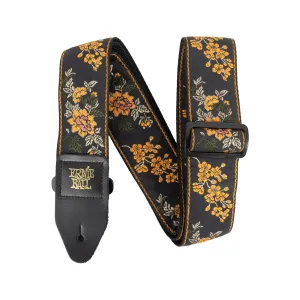 Ernie Ball Classic Jacquard Guitar Strap, Tangerine Blossom