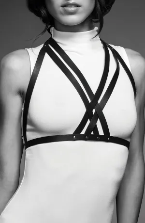 Faux leather Halter Bra Harness