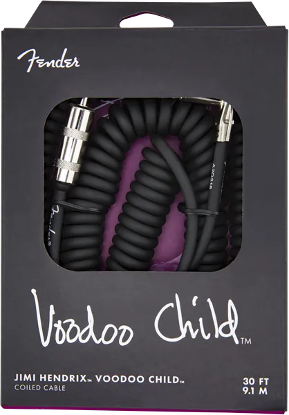 Fender Jimi Hendrix Voodoo Child Cable, 30 ft - Black