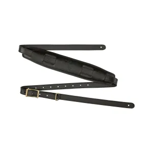 Fender Mustang Saddle Guitar Strap, Black, Long