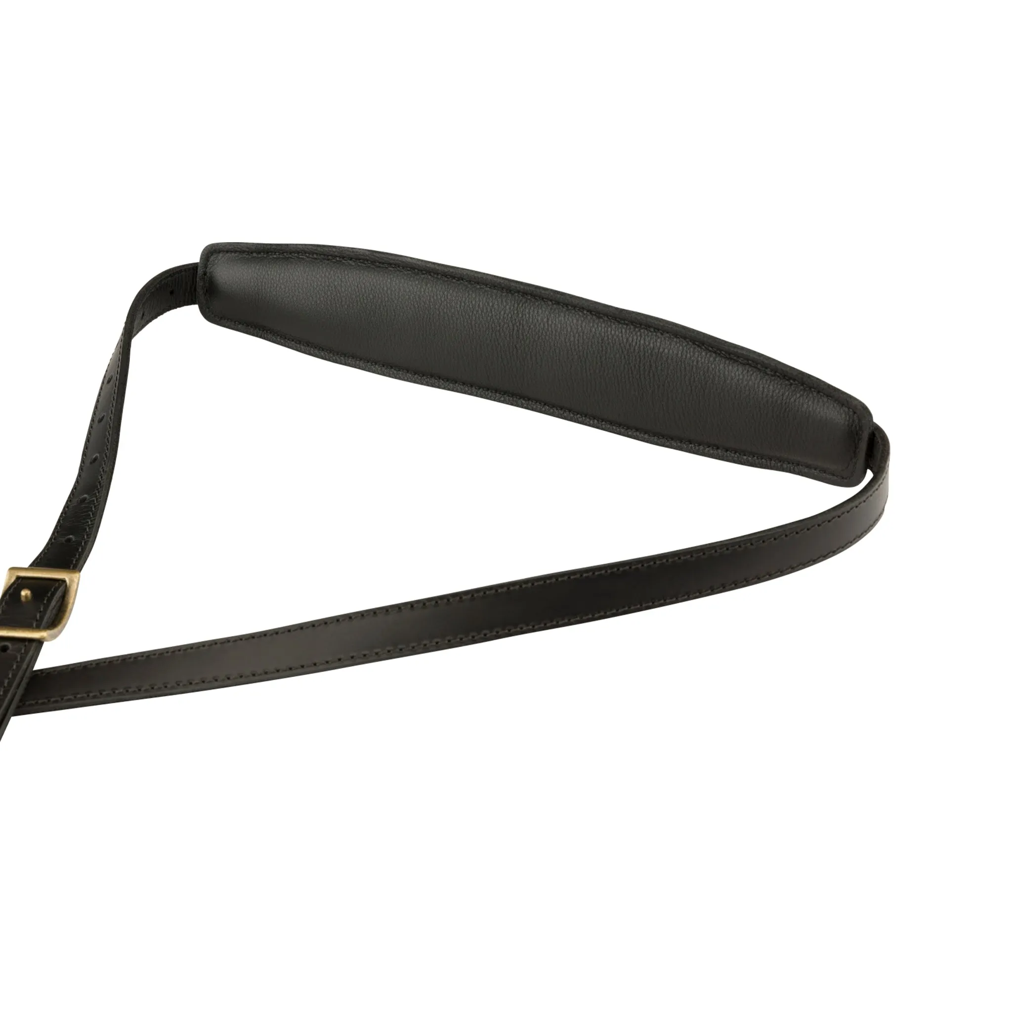 Fender Mustang Saddle Guitar Strap, Black, Long