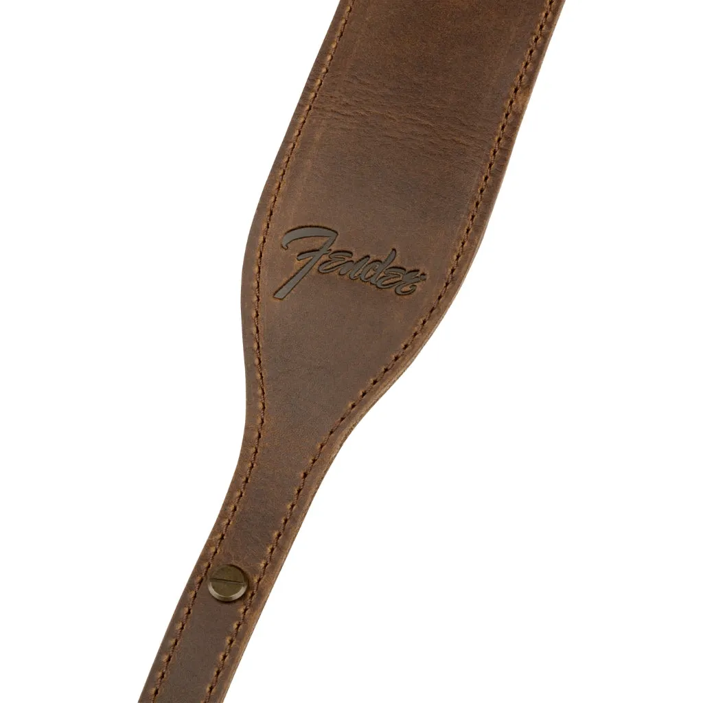 Fender Paramount Banjo Leather Strap in Brown