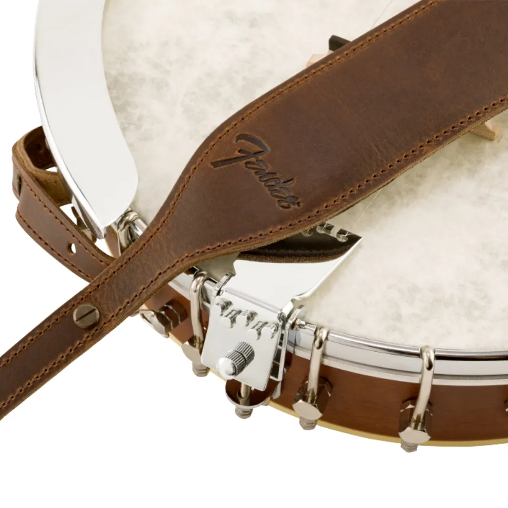 Fender Paramount Banjo Leather Strap in Brown