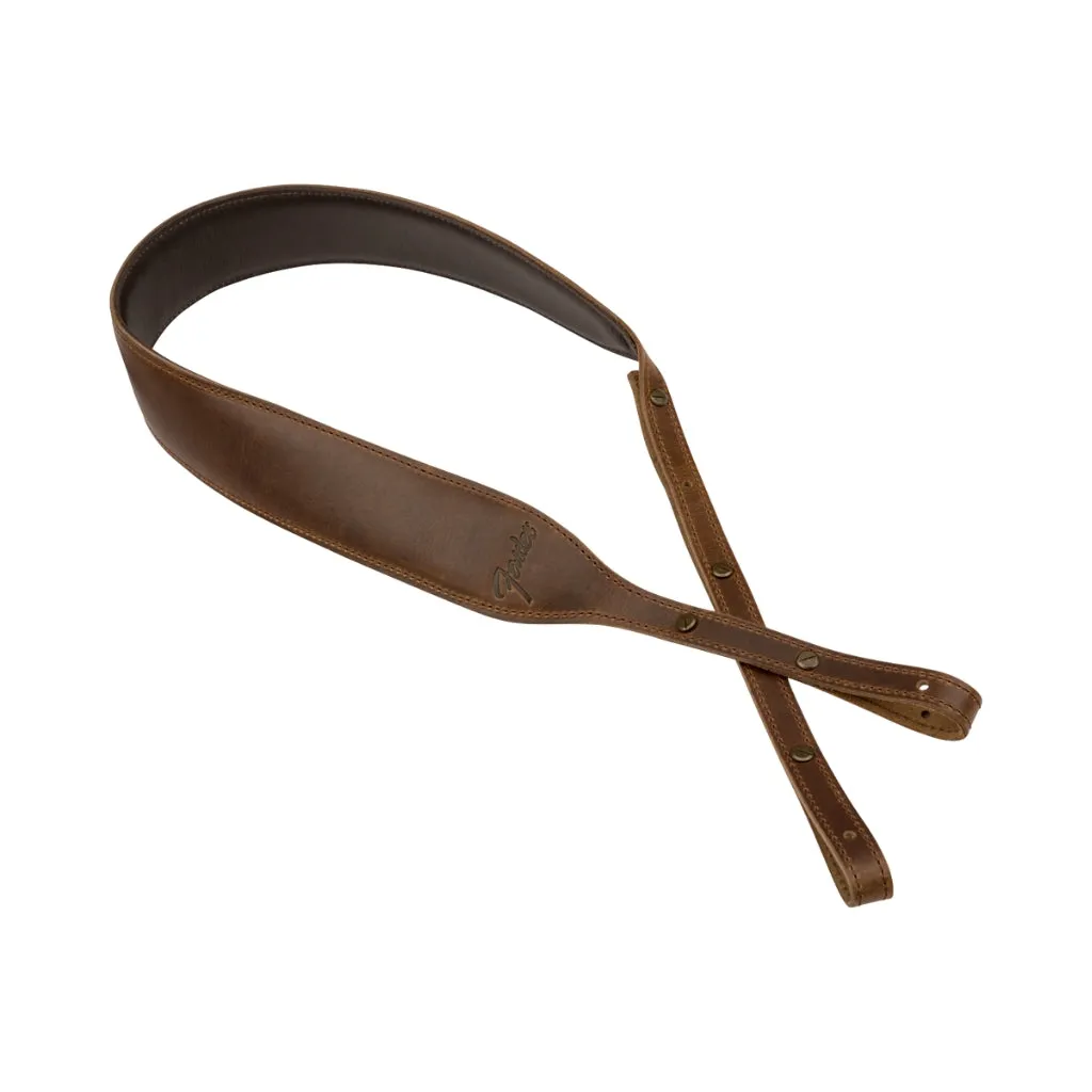 Fender Paramount Banjo Leather Strap in Brown