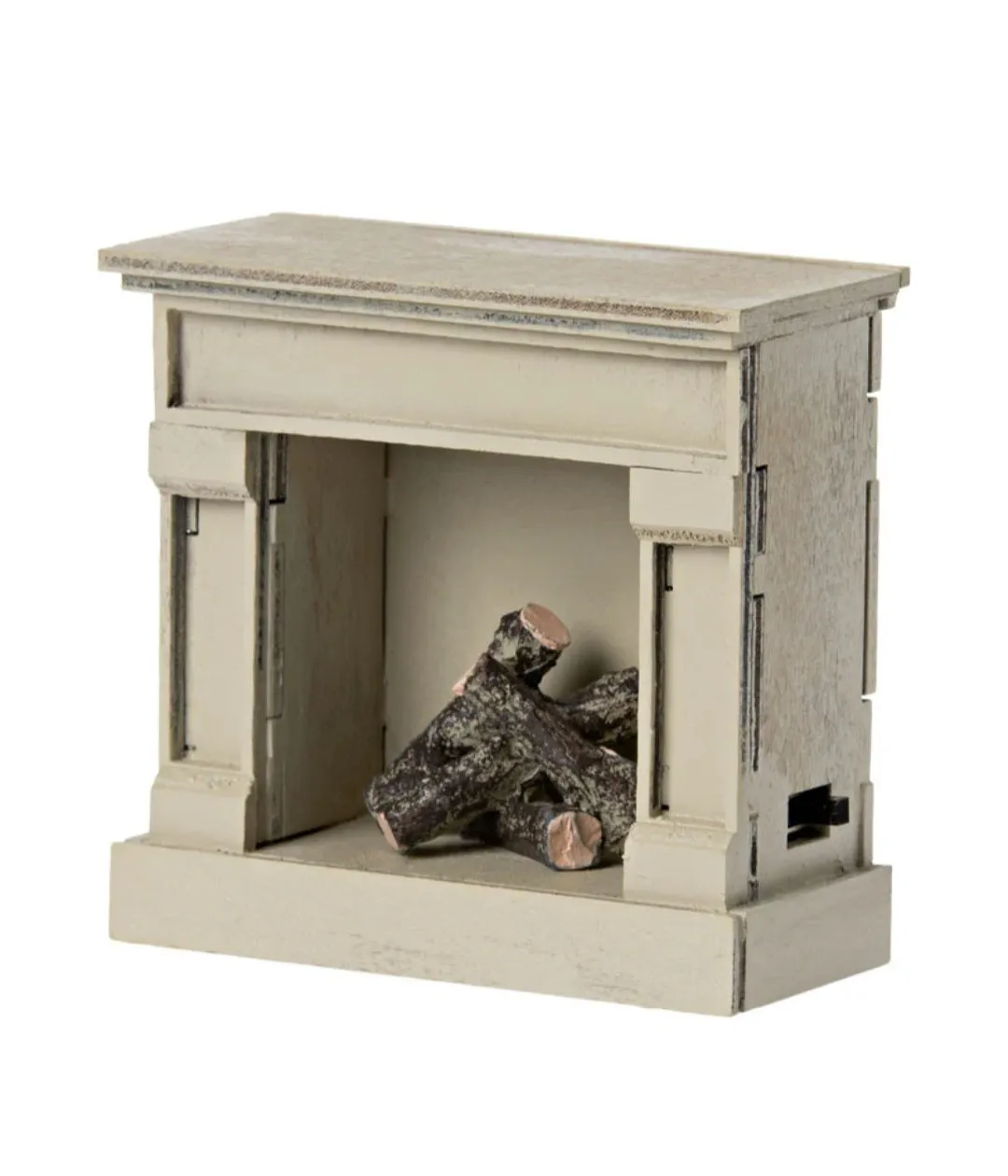 Fireplace, Miniature - Off-White