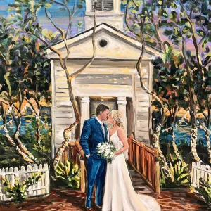 Florida Beach Live Wedding Painter 2022