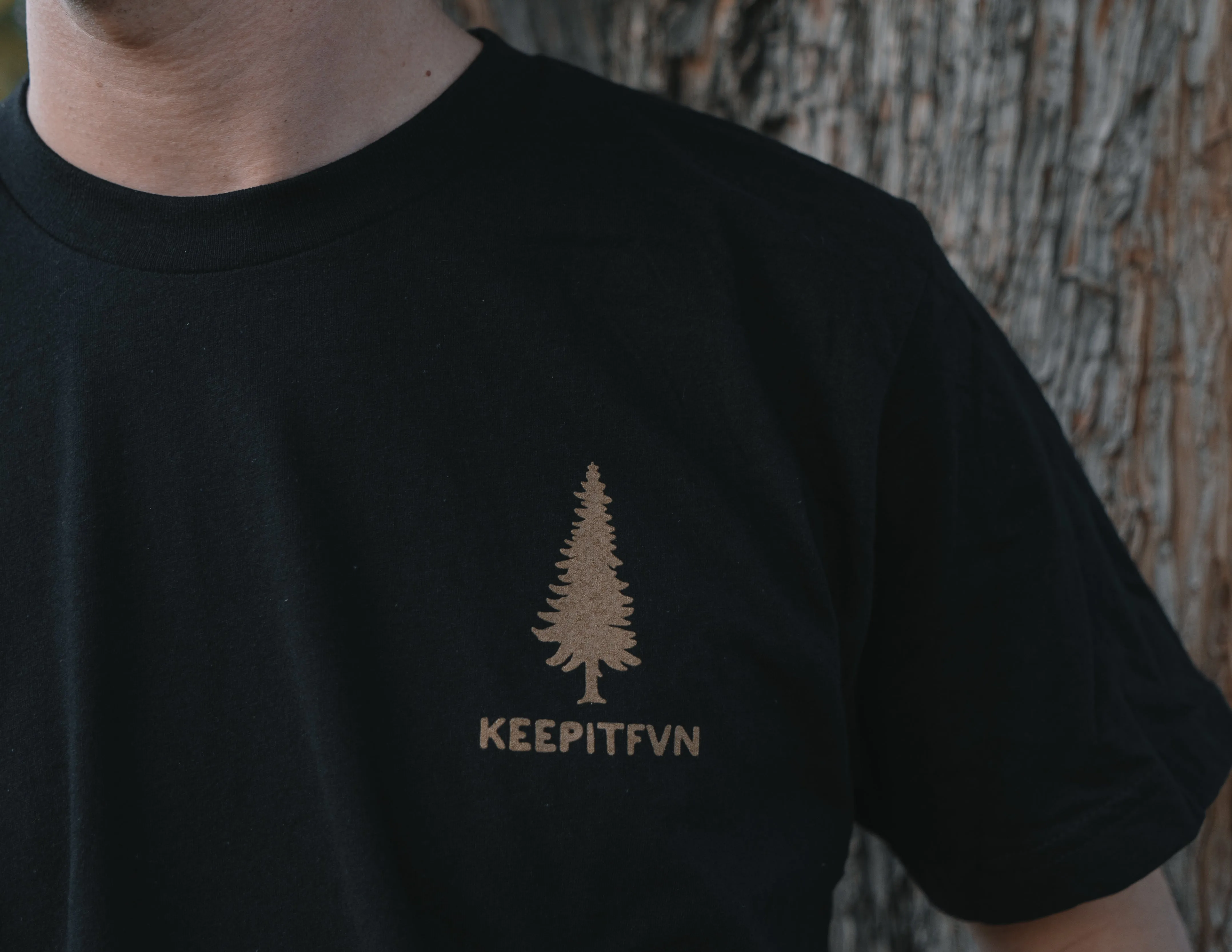 FOR OUR FORESTS TEE - VINTAGE BLACK