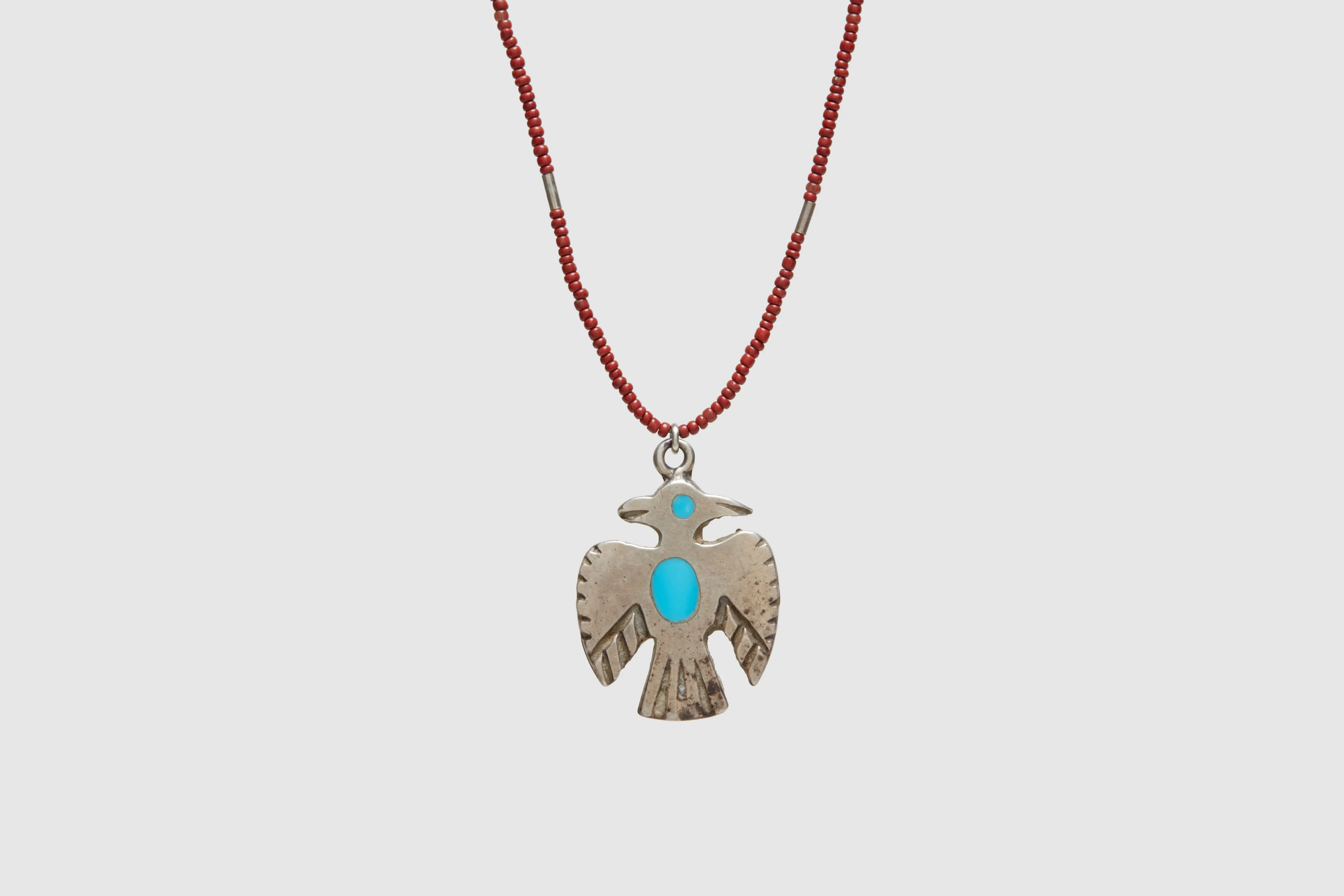 Foundwell Collection Bead Necklace with Vintage Charm