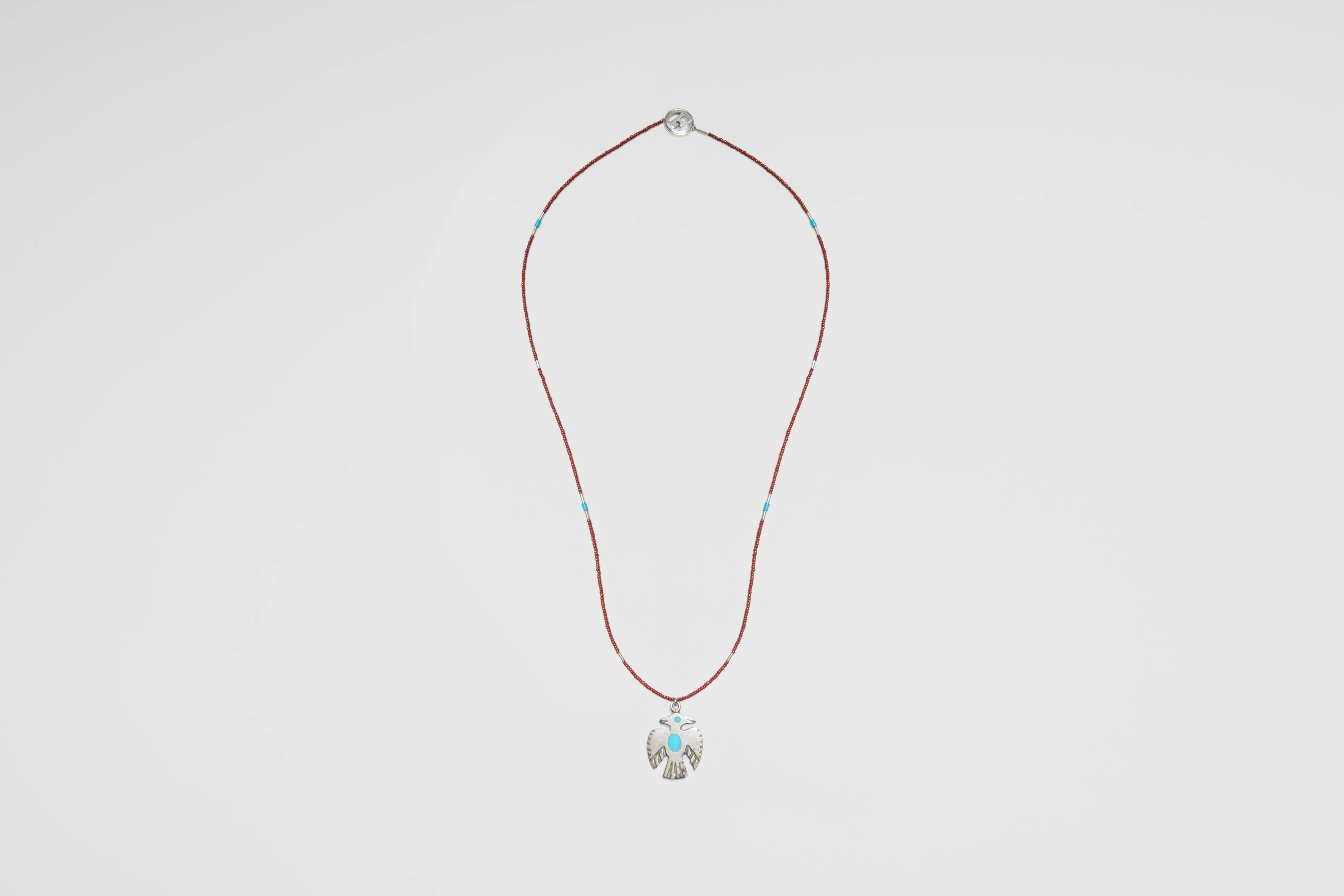 Foundwell Collection Bead Necklace with Vintage Charm