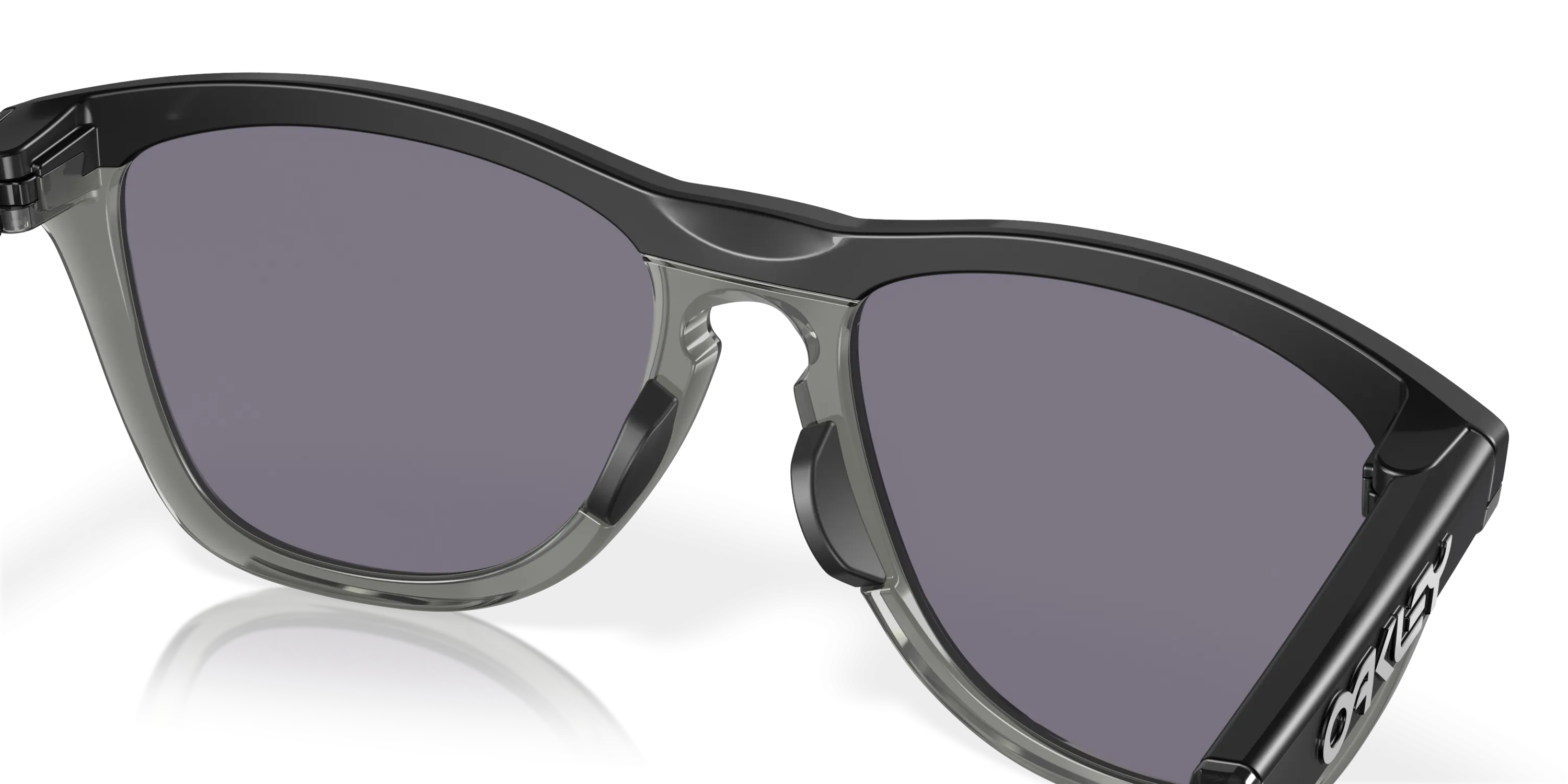 Frogskins Hybrid Sunglasses Matte Black - Prizm Grey Lens