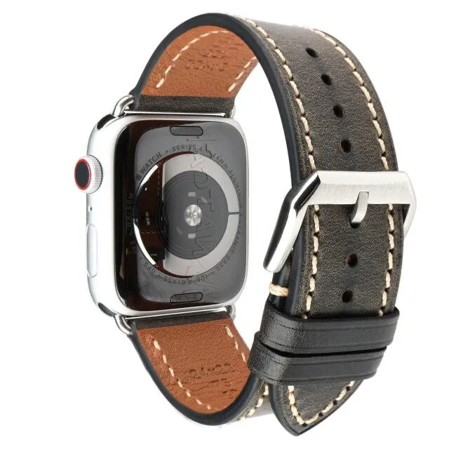 Furper APL4023 Premium Genuine Leather Apple Watch Straps Replacement For All Series