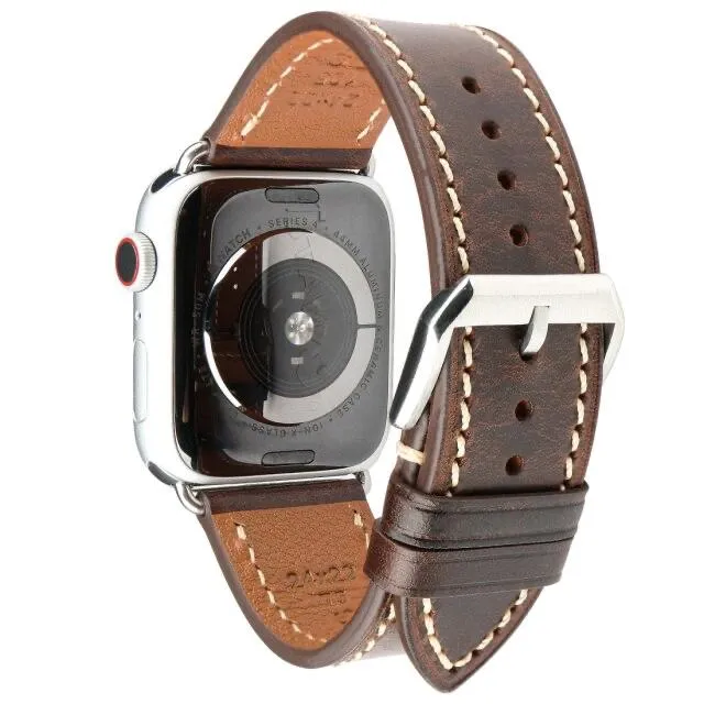 Furper APL4023 Premium Genuine Leather Apple Watch Straps Replacement For All Series