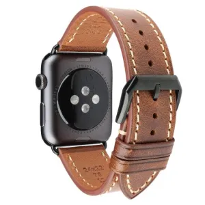 Furper APL4023 Premium Genuine Leather Apple Watch Straps Replacement For All Series