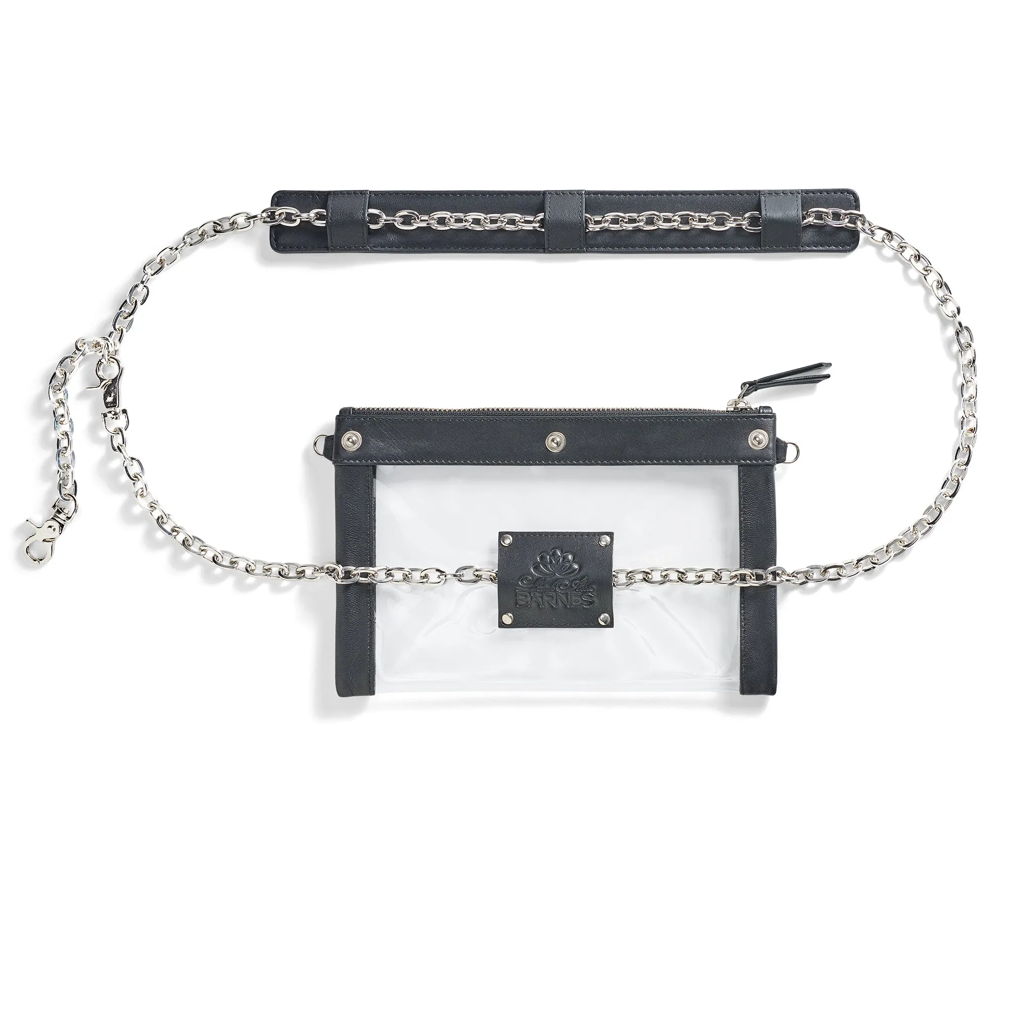 Gamechanger Classic Solid Black Lambskin 5-in-1 Convertible Crossbody