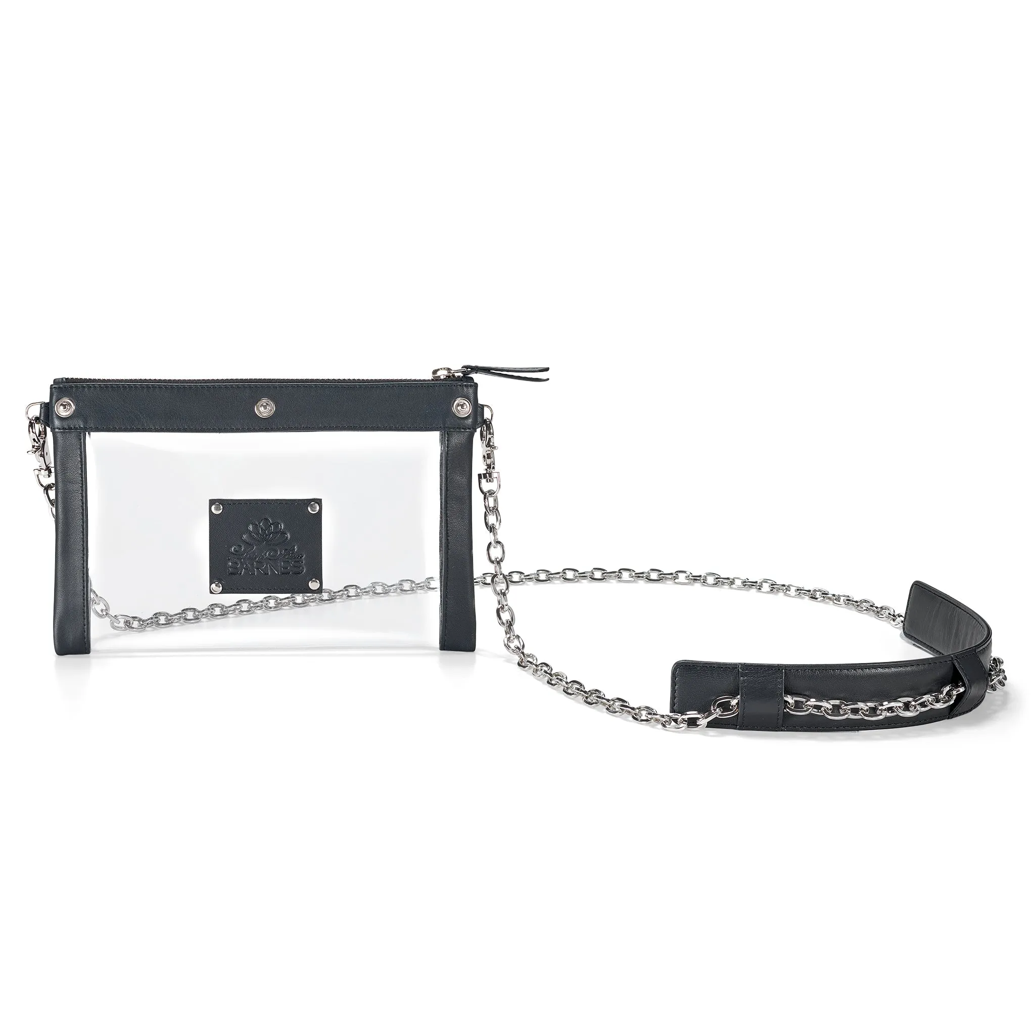Gamechanger Classic Solid Black Lambskin 5-in-1 Convertible Crossbody