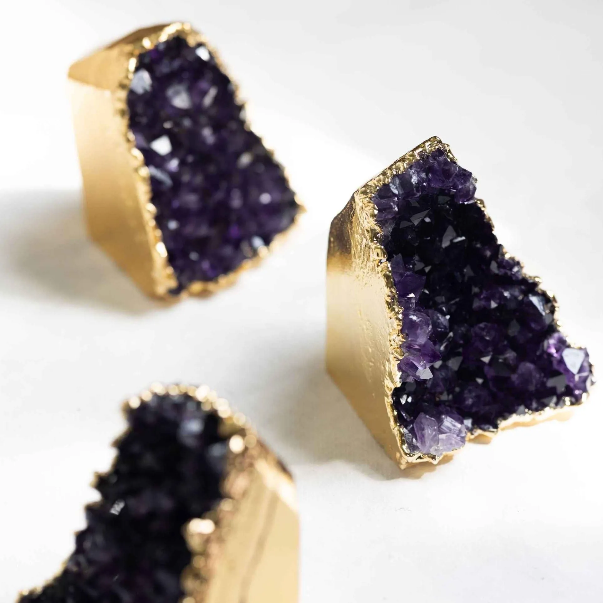 GOLD DIPPED AMETHYSTS | MINED GOODES