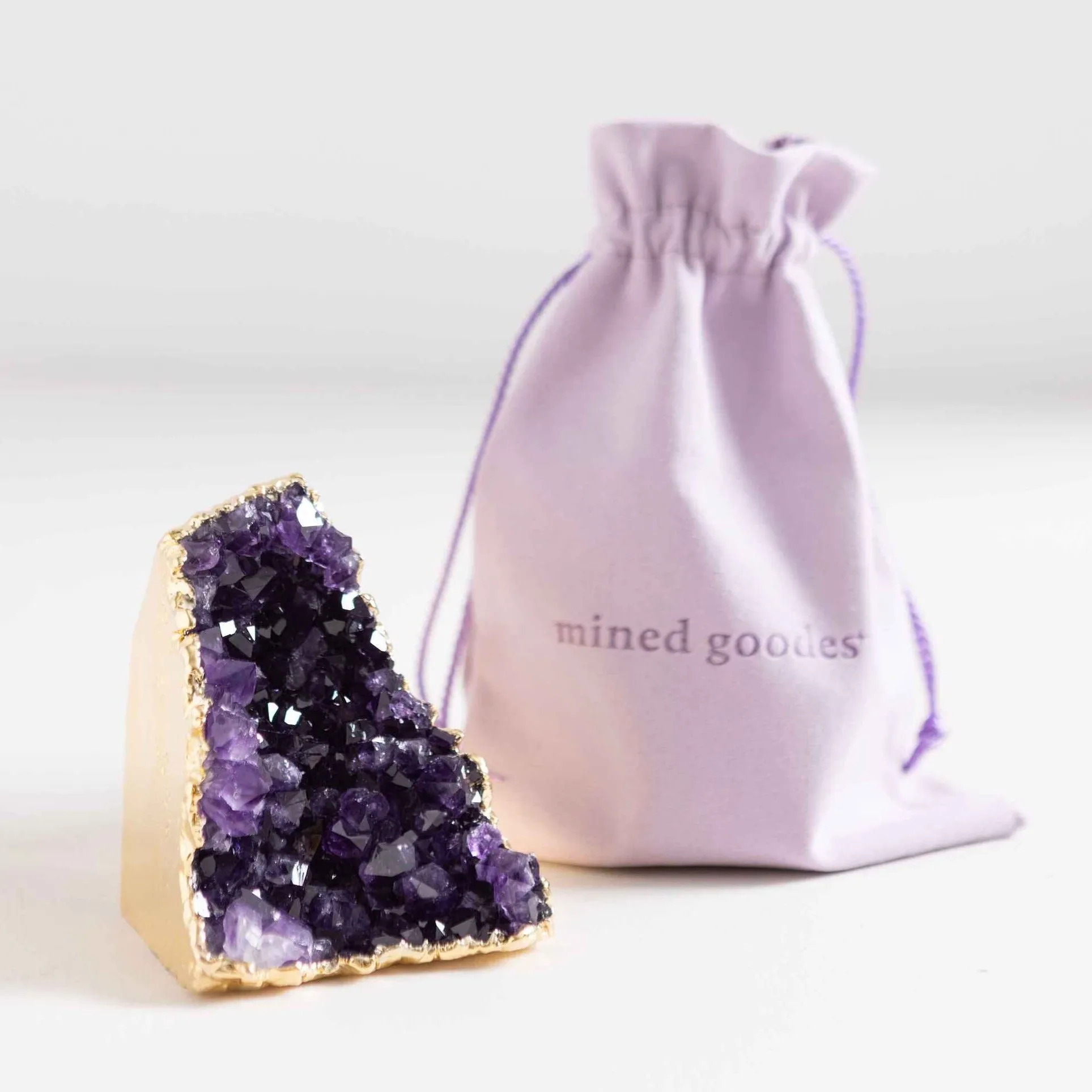 GOLD DIPPED AMETHYSTS | MINED GOODES