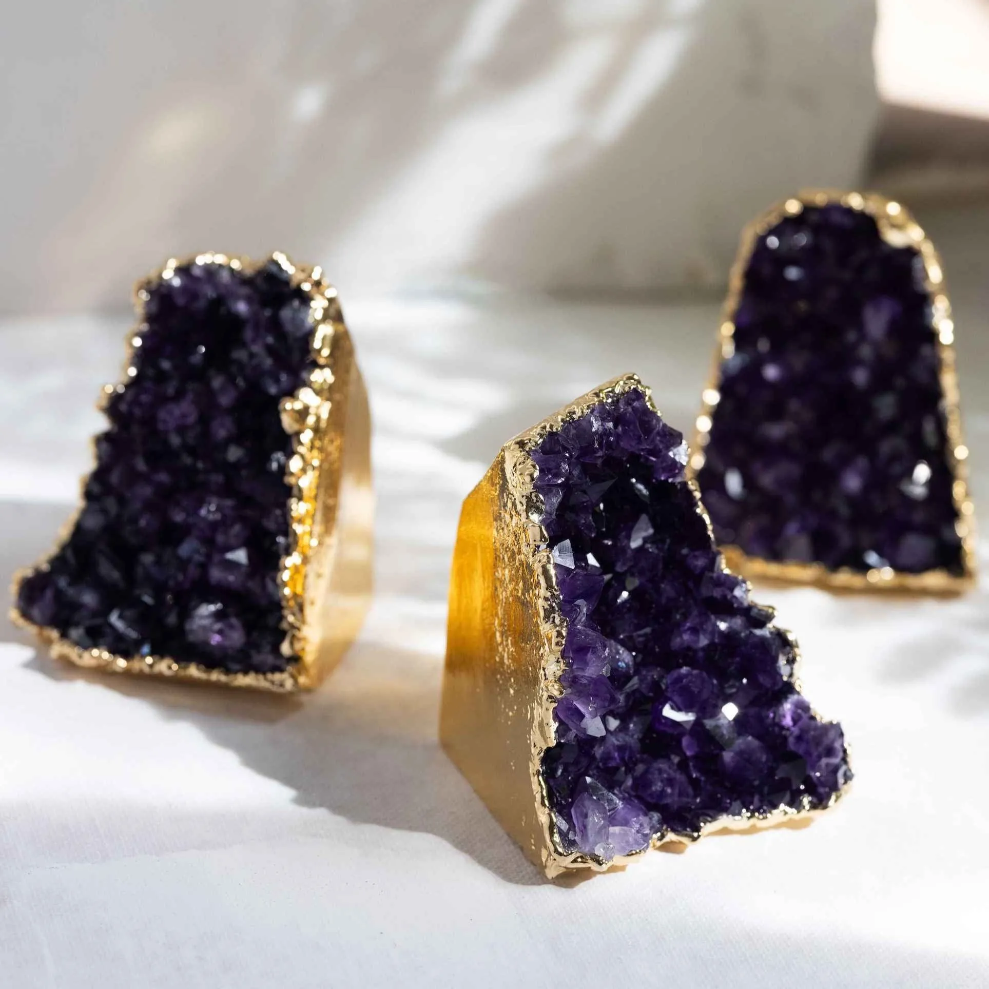 GOLD DIPPED AMETHYSTS | MINED GOODES