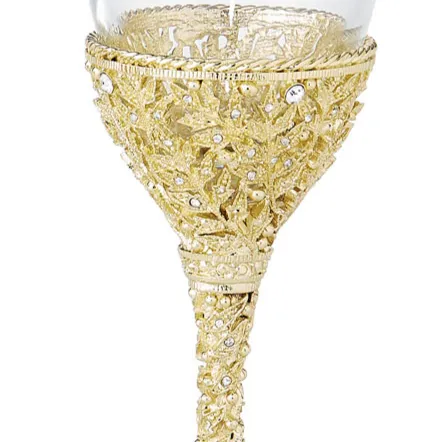 Gold Florence Flute Set of 2 by Olivia Riegel