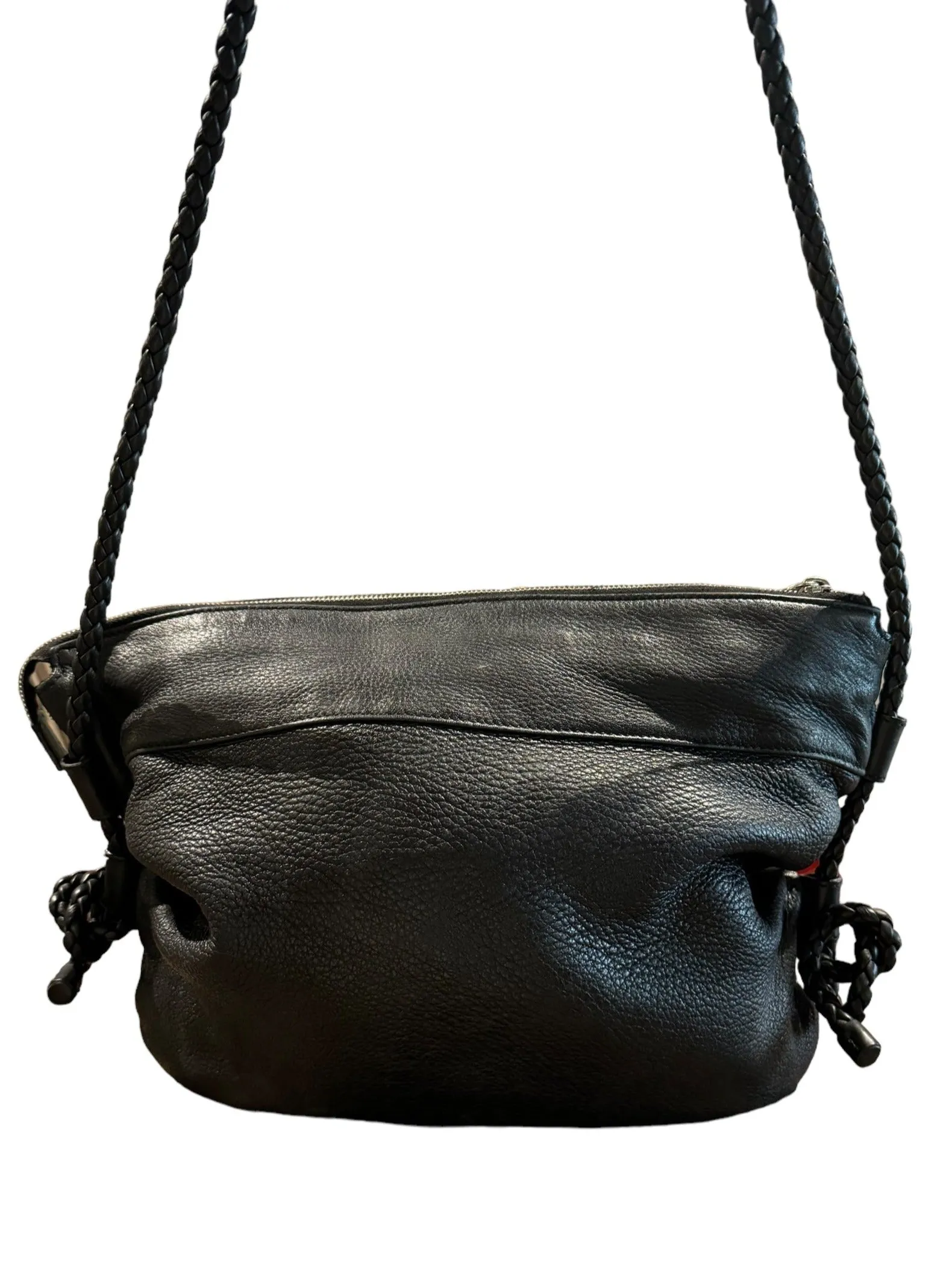 Gucci Hobo Bag with Braided Leather Rope Strap