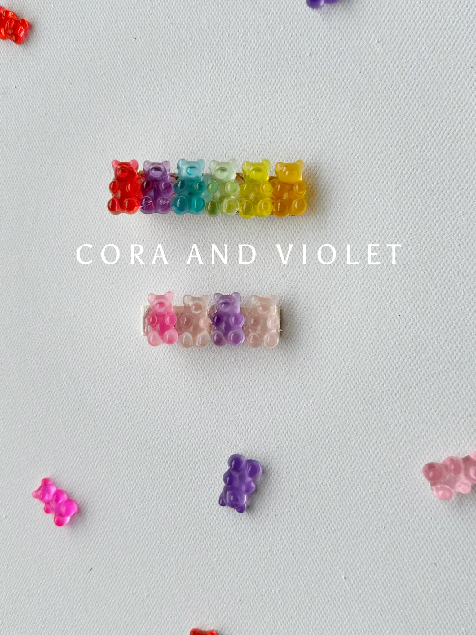 Gummy bear hair clip