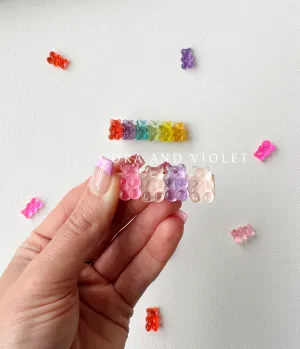 Gummy bear hair clip