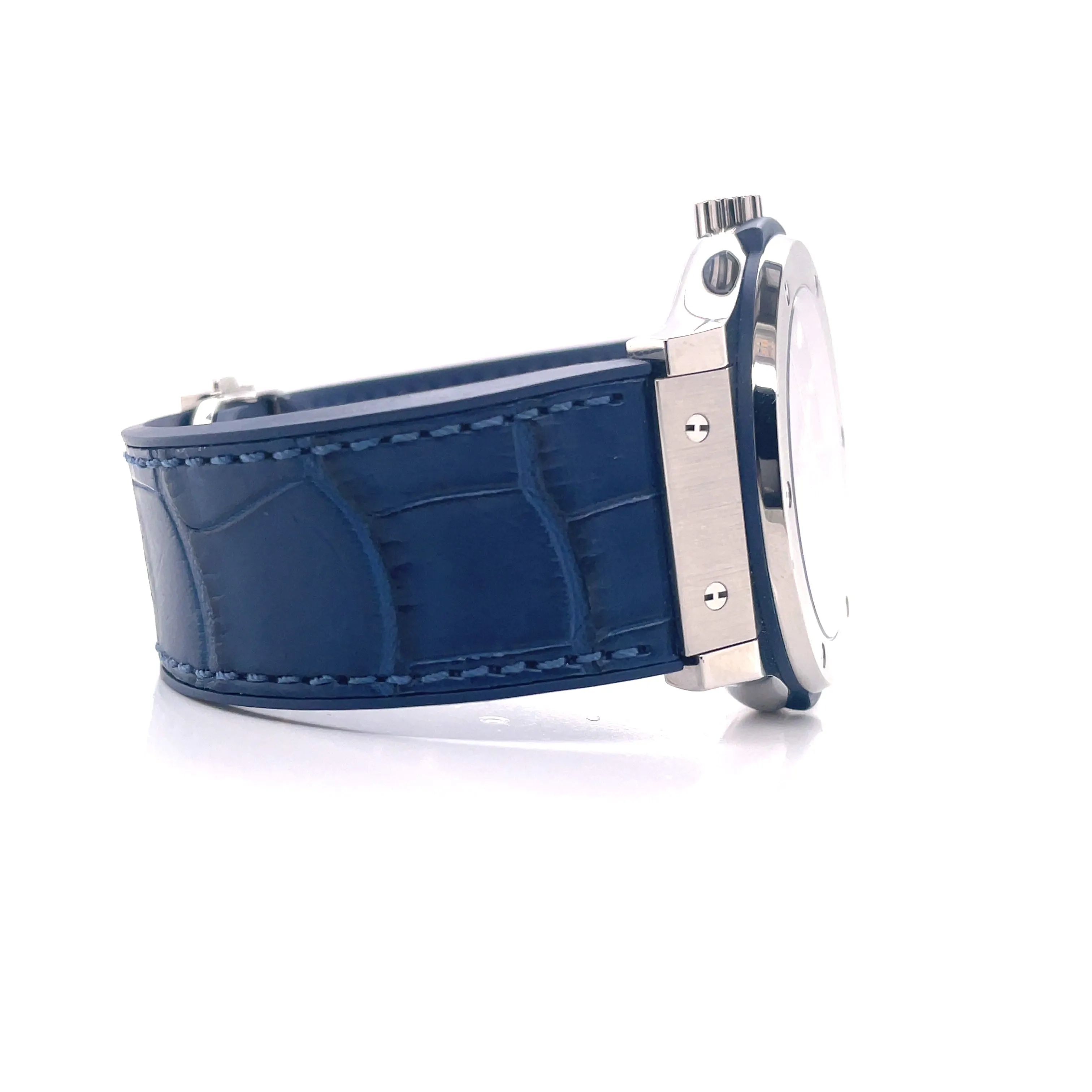 Hublot Classic Fusion Automatic Blue Dial Box and Papers PreOwned 511.NX.7170.LR