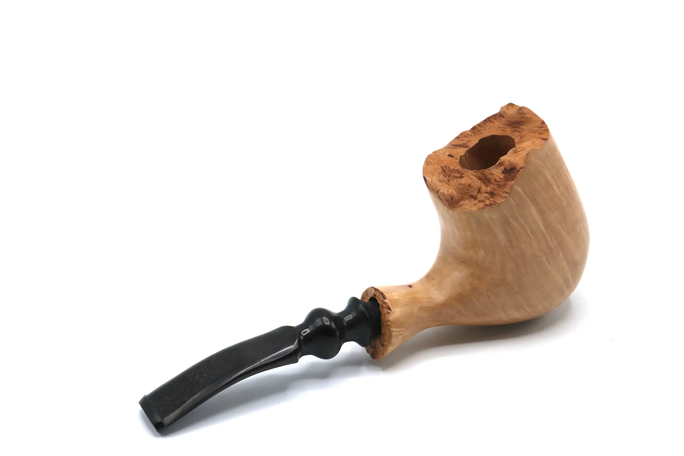 Italian Briarwood Raw Edge Smoking Pipe