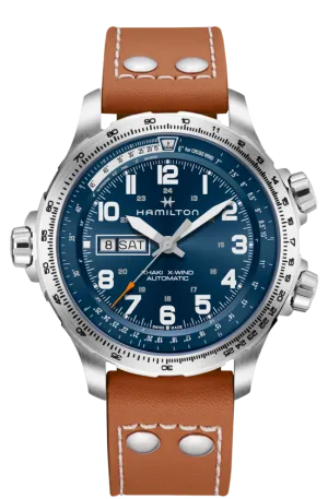 KHAKI AVIATION X-WIND DAY DATE AUTO H77765541