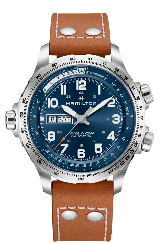 KHAKI AVIATION X-WIND DAY DATE AUTO H77765541