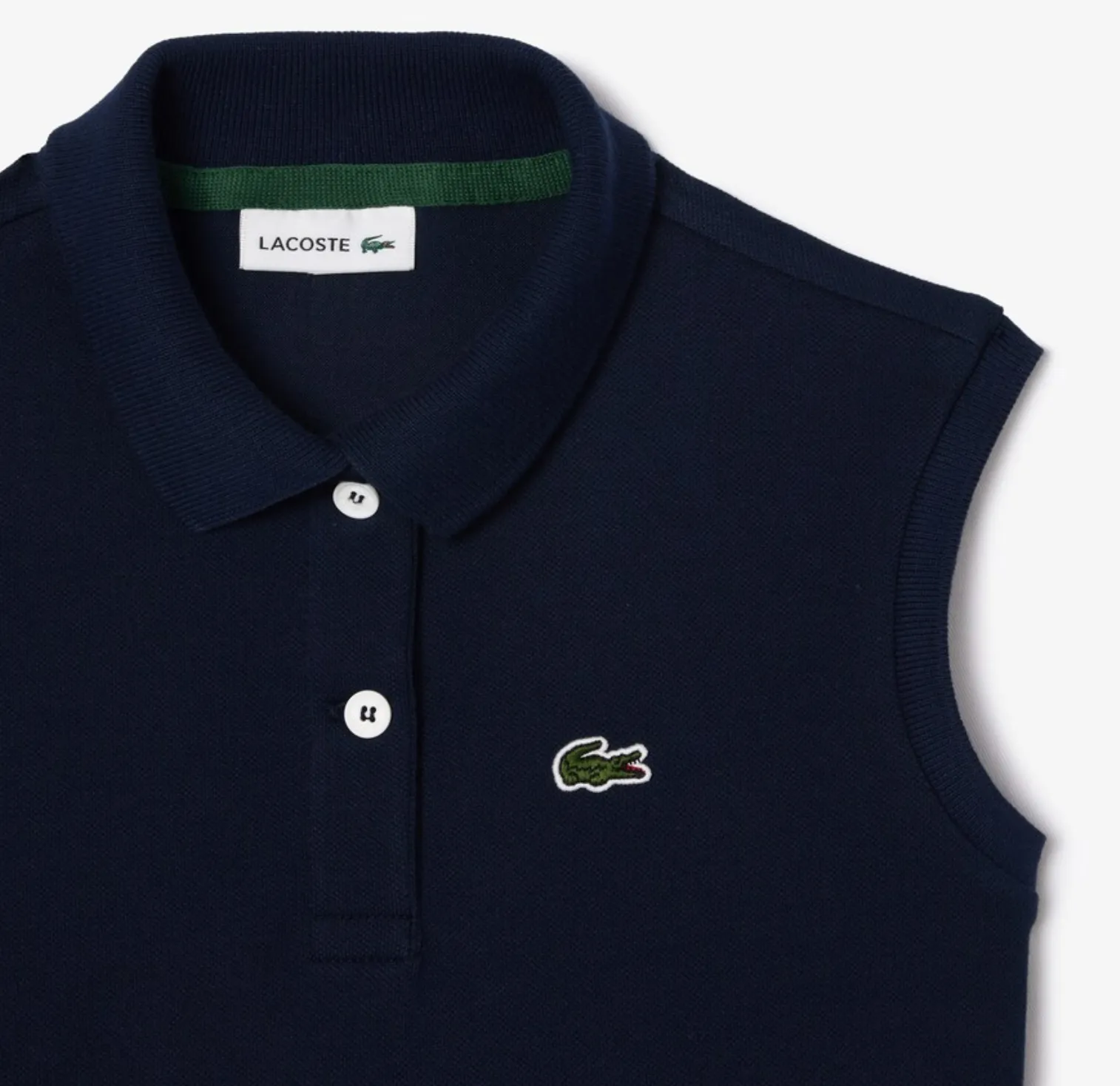 Lacoste Stretch Piqué Polo Dress