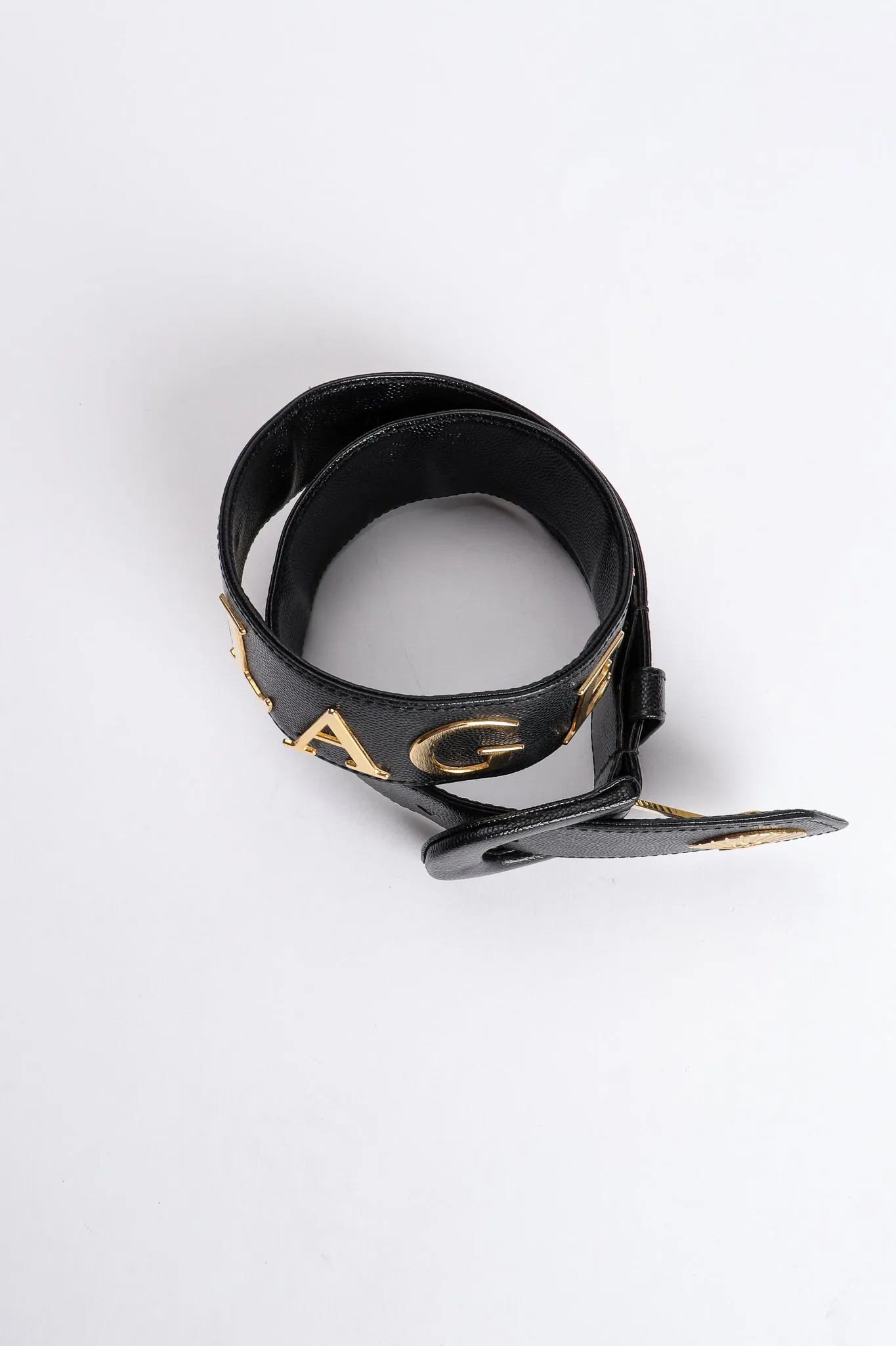 Leather Logo Belt