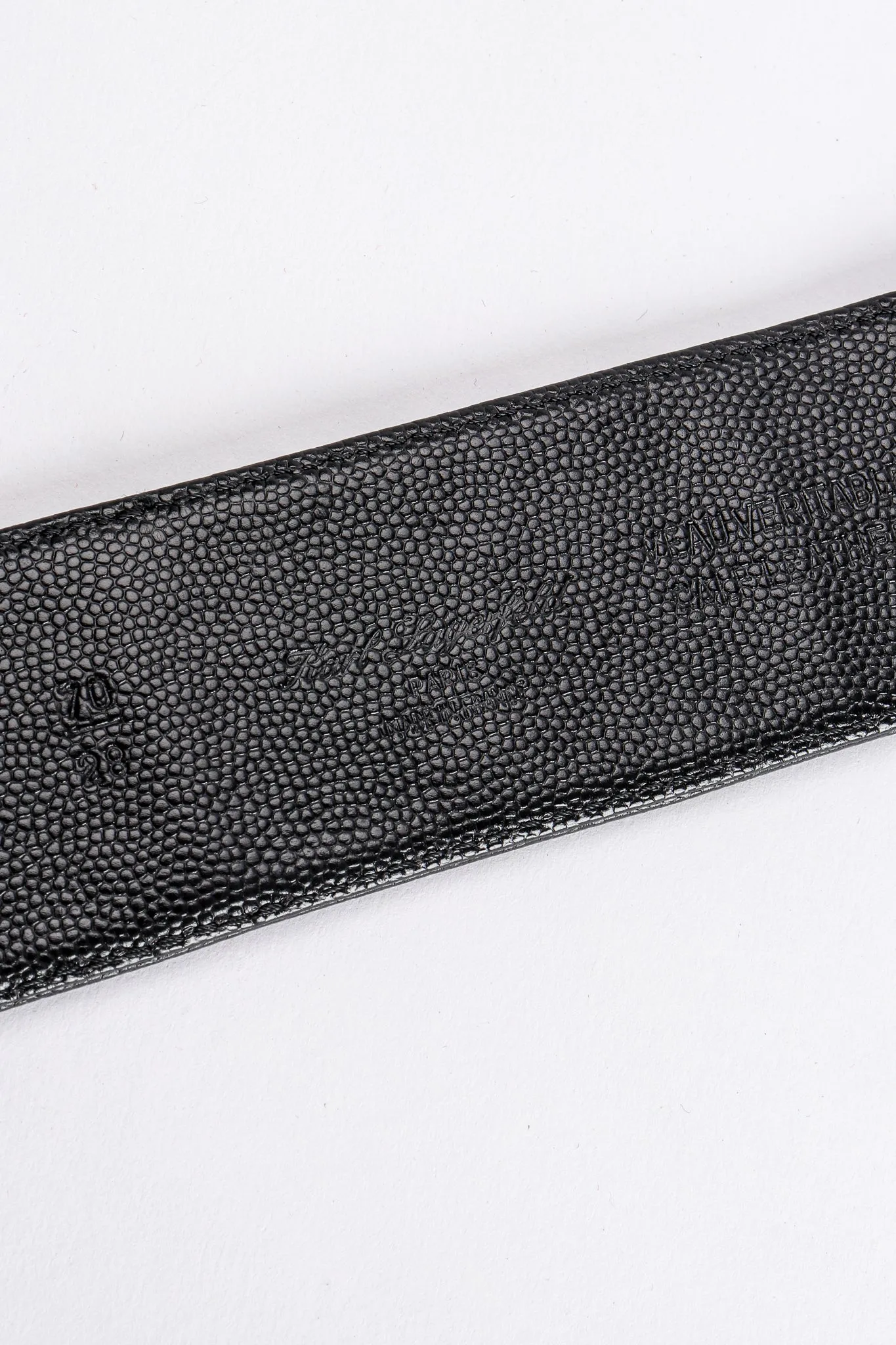 Leather Logo Belt