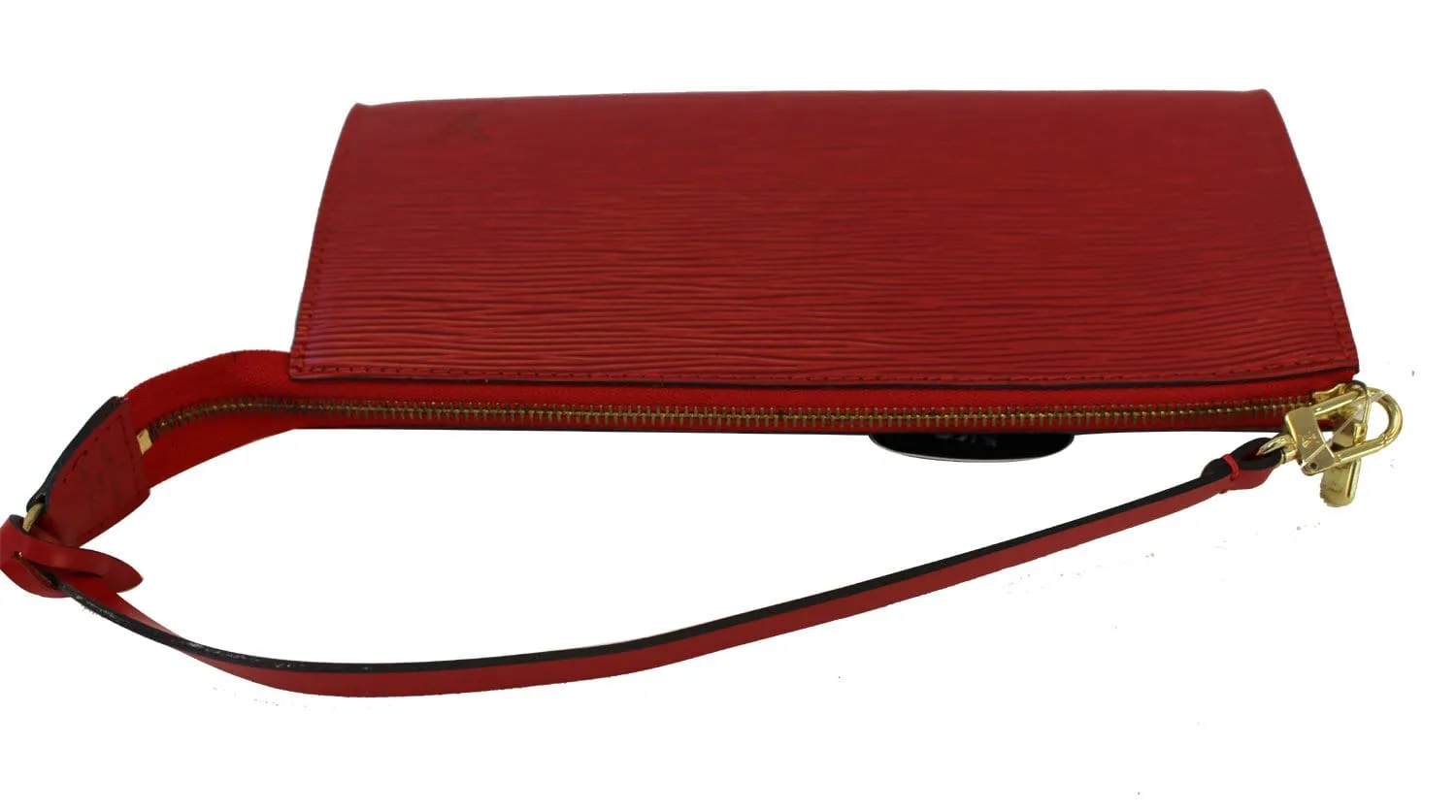 LOUIS VUITTON Epi Leather Red Pochette Accessoires Pouch