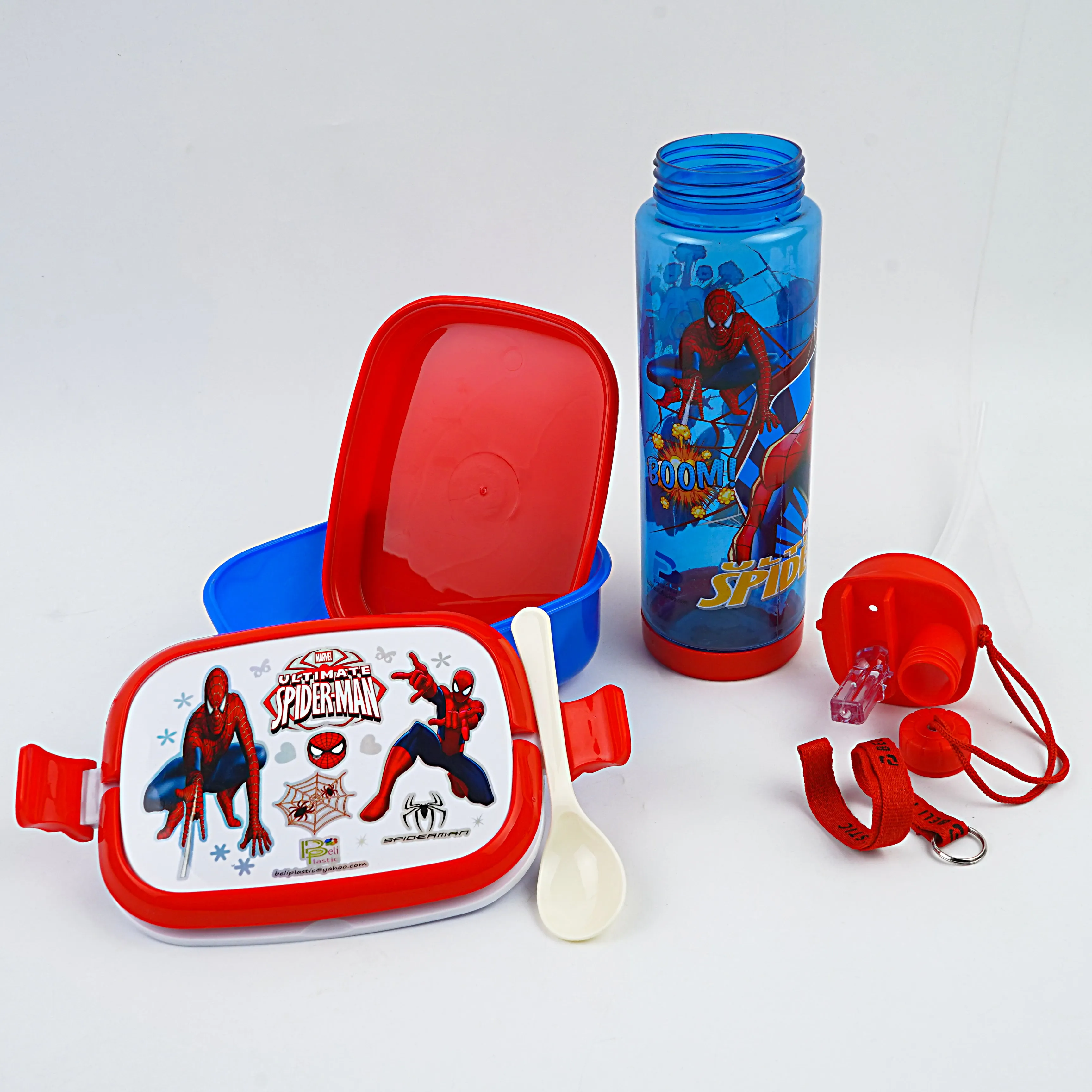 Lunch Box WIth Water Bottle (Pack Of 2)
