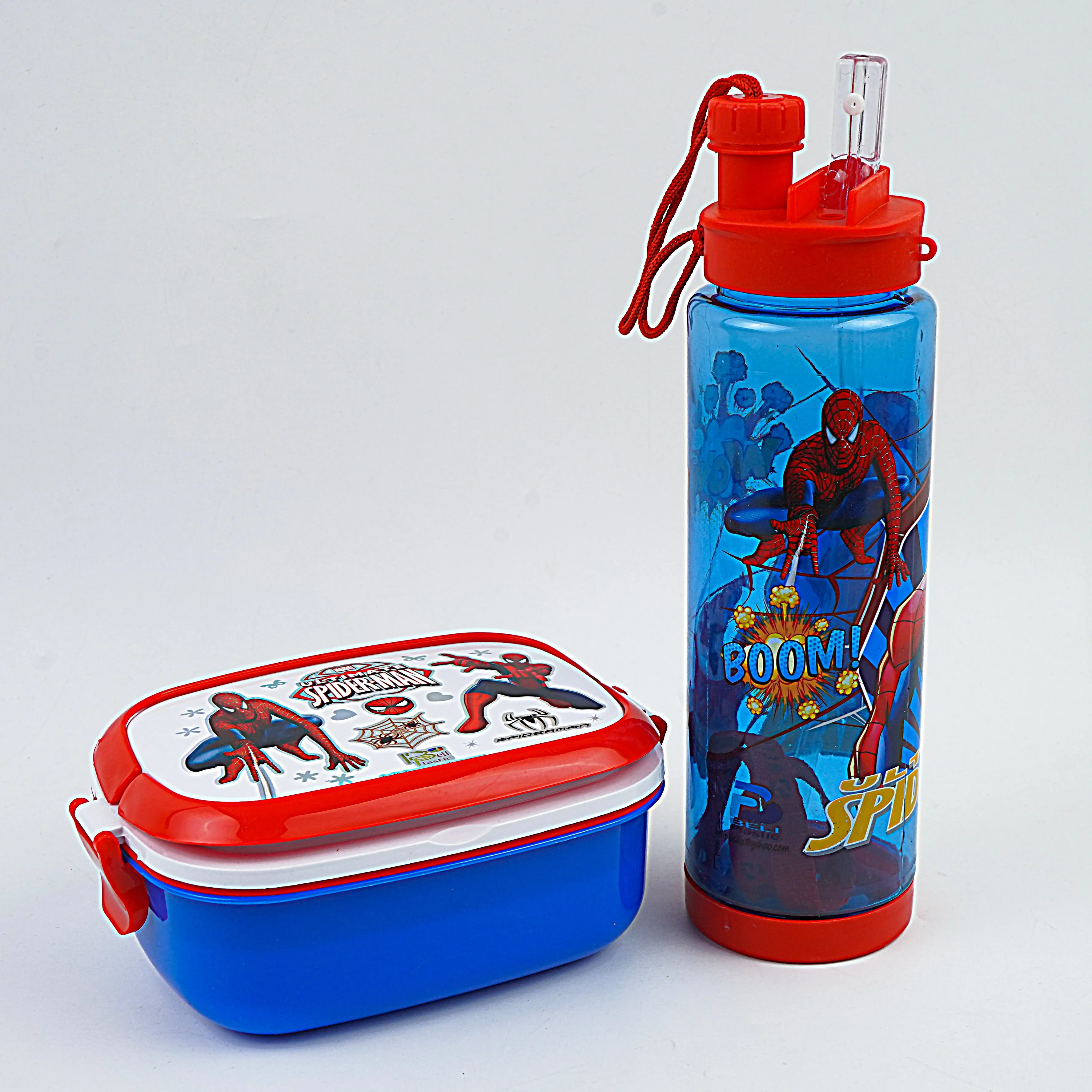 Lunch Box WIth Water Bottle (Pack Of 2)