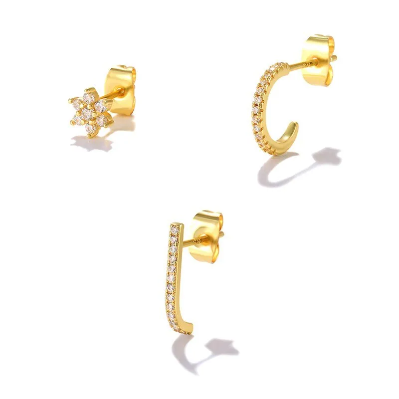 Luxury Green Emerald Stud Earrings for Women Wedding Jewelry