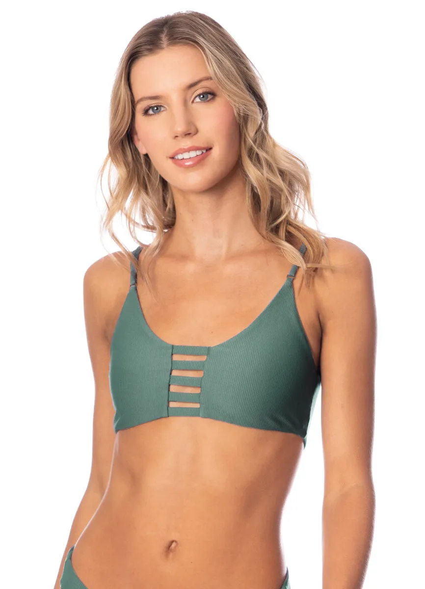 Maaji Eucalyptus Green Praia Bralette Top