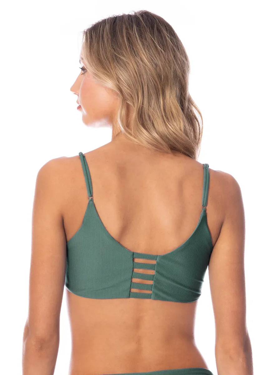 Maaji Eucalyptus Green Praia Bralette Top