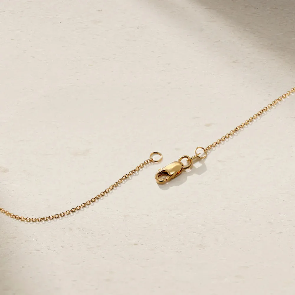 Mark Henry 18k Yellow Gold Notte Emerald and Diamond Necklace