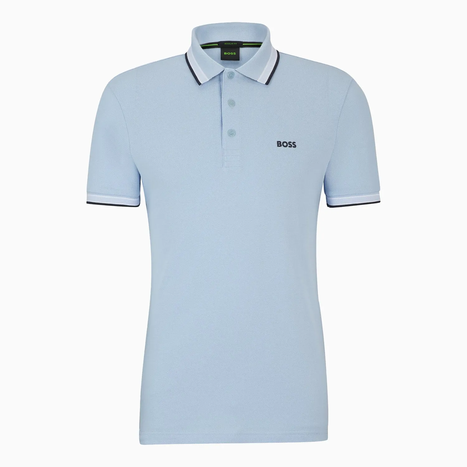 Men's Cotton-Pique Polo Shirt With Contrast Logo